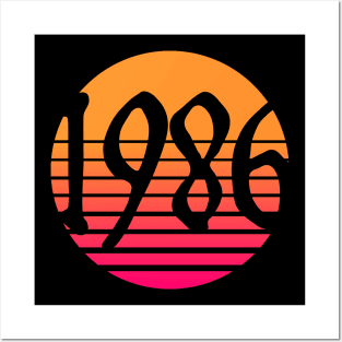 1986 years Posters and Art